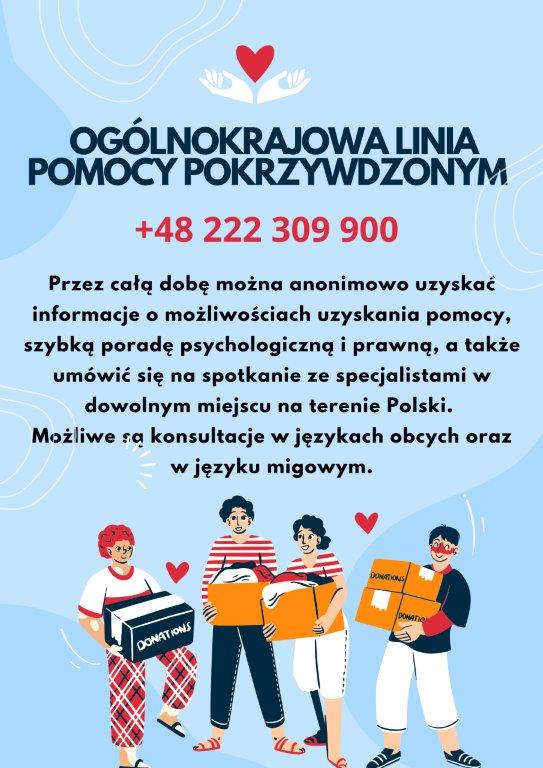 7 OGLNOKRAJOWA LINIA POMOCY POKRZYWDZONYM